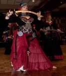 Swords must be flat against the&nbsp;body